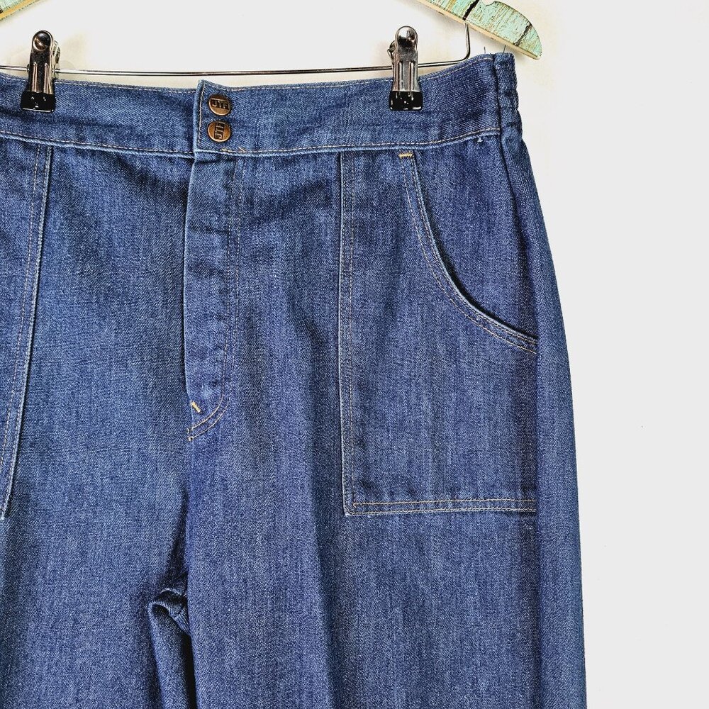 Vintage 80's Jeans That Fit Sears, Roebuck & Co., Trouser Jeans SR6324, 18 Avg - Picture 2 of 8
